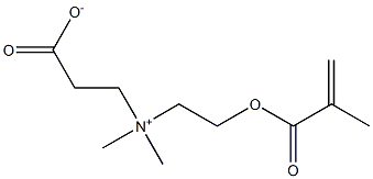 3-[[2-(Methacryloyloxy)ethyl]dimethylammonio]propionate Struktur