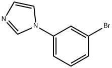 1-(3-Bromophenyl)imidazole Structure