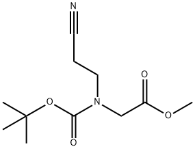 N-(2-Cyanoethyl)-N-[(1,1-dimethylethoxy)carbonyl]glycine methyl ester