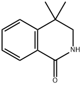 4,4-dimethyl-1,2,3,4-tetra-hydroisoquinolin-1-one Struktur