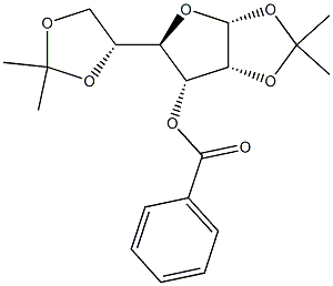 3-O-BENZOYL-1,2: 5,6-BIS(DI-O-ISOPROPYLIDENE)-ALPHA-D-GALACTOFURANOSE, 29474-73-5, 結(jié)構(gòu)式