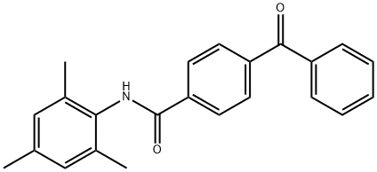 4-(phenylcarbonyl)-N-(2,4,6-trimethylphenyl)benzamide Struktur