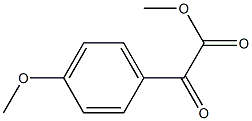 Methyl 2-(4-methoxyphenyl)-2-oxoacetate Struktur