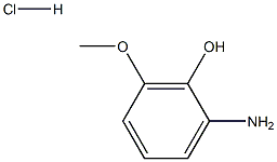 2-Amino-6-methoxyphenol hydrochloride Struktur