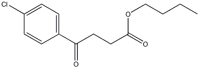 Butyl 4-(4-chlorophenyl)-4-oxobutanoate Struktur