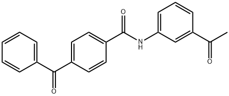 N-(3-acetylphenyl)-4-(phenylcarbonyl)benzamide Struktur