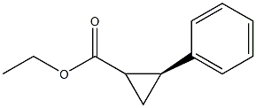 (2S)-ethyl 2-phenylcyclopropanecarboxylate Struktur