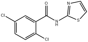 2,5-dichloro-N-(1,3-thiazol-2-yl)benzamide Struktur