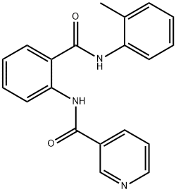 N-{2-[(2-methylphenyl)carbamoyl]phenyl}pyridine-3-carboxamide Struktur