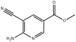 methyl 6-amino-5-cyanonicotinate Struktur