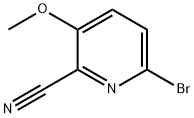 6-bromo-3-methoxypicolinonitrile Struktur