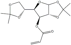 3-O-Acryloyl-1,2:5,6-bis-O-isopropylidene-D-glucofuranose 99% Struktur