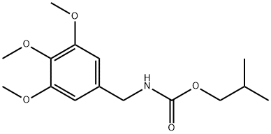 isobutyl 3,4,5-trimethoxybenzylcarbamate Struktur