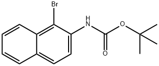 N-Boc-1-bromo-2-naphthalenamine Struktur