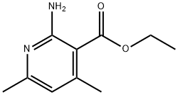 ethyl 2-amino-4,6-dimethylnicotinate Struktur