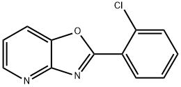 2-(2-Chlorophenyl)oxazolo[4,5-b]pyridine Struktur