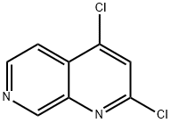 2,4-Dichloro-1,7-naphthyridine Struktur