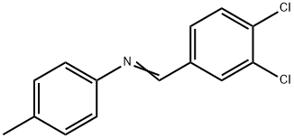 N-(3,4-DICHLOROBENZYLIDENE)-P-TOLUIDINE Struktur