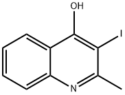 4-Quinolinol, 3-iodo-2-methyl- Struktur