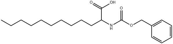 Dodecanoic acid, 2-[[(phenylmethoxy)carbonyl]amino]-
 Struktur