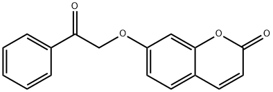 7-(2-oxo-2-phenylethoxy)-2H-chromen-2-one Struktur