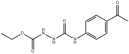 ethyl 2-((4-acetylphenyl)carbamoyl)hydrazinecarboxylate Struktur