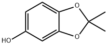 2,2-dimethylbenzo[d][1,3]dioxol-5-ol Struktur