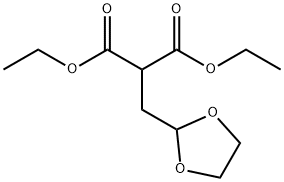 Diethyl 2-((1,3-dioxolan-2-yl)methyl)malonate Struktur