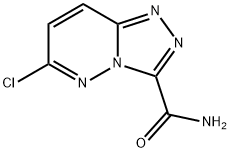 6-Chloro-[1,2,4]triazolo[4,3-b]pyridazine-3-carboxamide Struktur