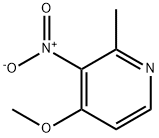 4-methoxy-2-methyl-3-nitroPyridine Struktur