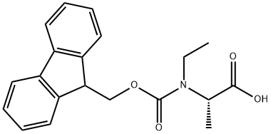 N-Fmoc-N-ethyl-L-alanine Struktur