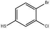 4-bromo-3-chlorobenzenethiol Struktur