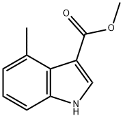 4-Methyl-1H-indole-3-Carbocylic acid methyl ester Struktur