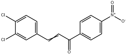 3,4-DICHLORO-4'-NITROCHALCONE Struktur