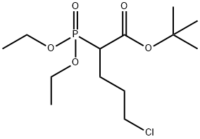 tert-butyl 5-chloro-2-(diethoxyphosphoryl)pentanoate Struktur