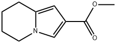 methyl5,6,7,8-tetrahydroindolizine-2-carboxylate Struktur