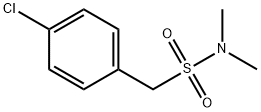 1-(4-chlorophenyl)-N,N-dimethylmethanesulfonamide Struktur