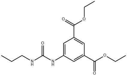 diethyl 5-(3-propylureido)isophthalate Struktur