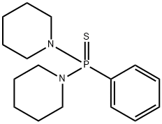 1,1'-(phenylphosphorothioyl)dipiperidine Struktur