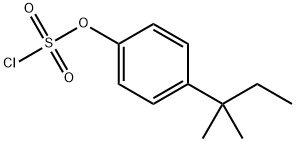 4-tert-pentylphenyl sulfochloridate Struktur