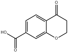 4-Oxochromane-7-carboxylic acid Struktur