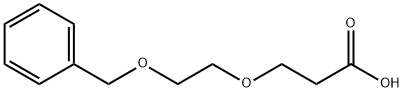 3-[2-(Benzyloxy)ethoxy]propanoic acid Struktur