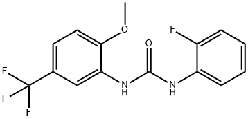 N-(2-fluorophenyl)-N'-[2-methoxy-5-(trifluoromethyl)phenyl]urea|1-(2-氟苯基)-3-(2-甲氧基-5-(三氟甲基)苯基)脲