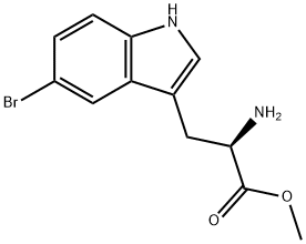 D-Tryptophan, 5-bromo-, methyl ester Struktur