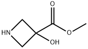 methyl 3-hydroxyazetidine-3-carboxylate Struktur