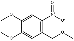 1,2-dimethoxy-4-(methoxymethyl)-5-nitrobenzene Struktur