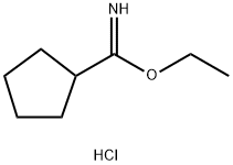 ethyl cyclopentanecarbimidate hydrochloride Structure