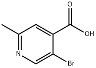 5-bromo-2-methylisonicotinic acid Struktur