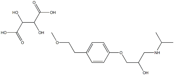 Metoprolol Tartrate impurity Struktur