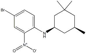 4-bromo-2-nitro-N-(cis-3,3,5-trimethylcyclohexyl)aniline